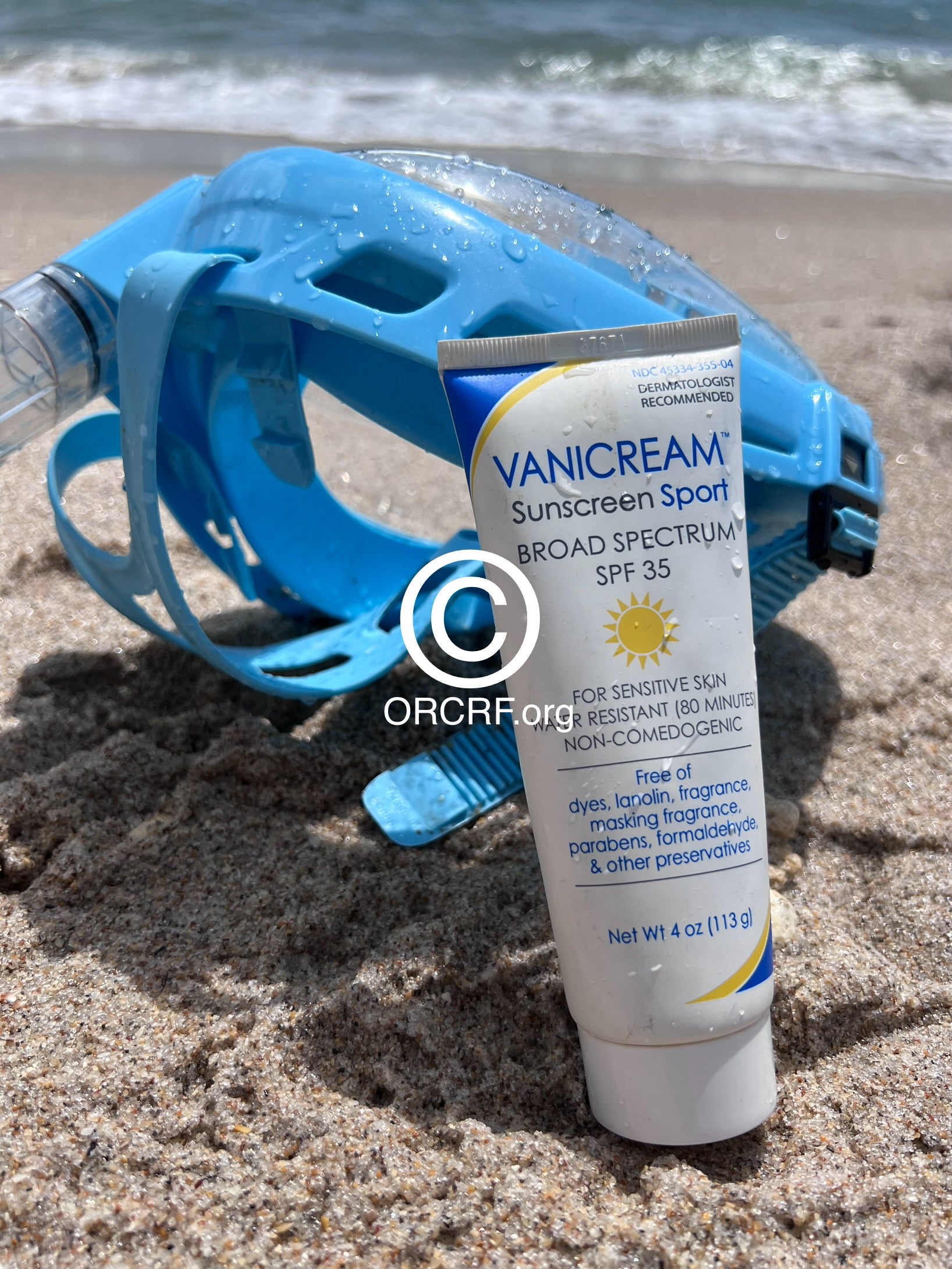 Vanicream SPORT SPF 35+ Water Resistant Broad-Spectrum SUNSCREEN for SENSITIVE SKIN - Supporting ORCRF.org