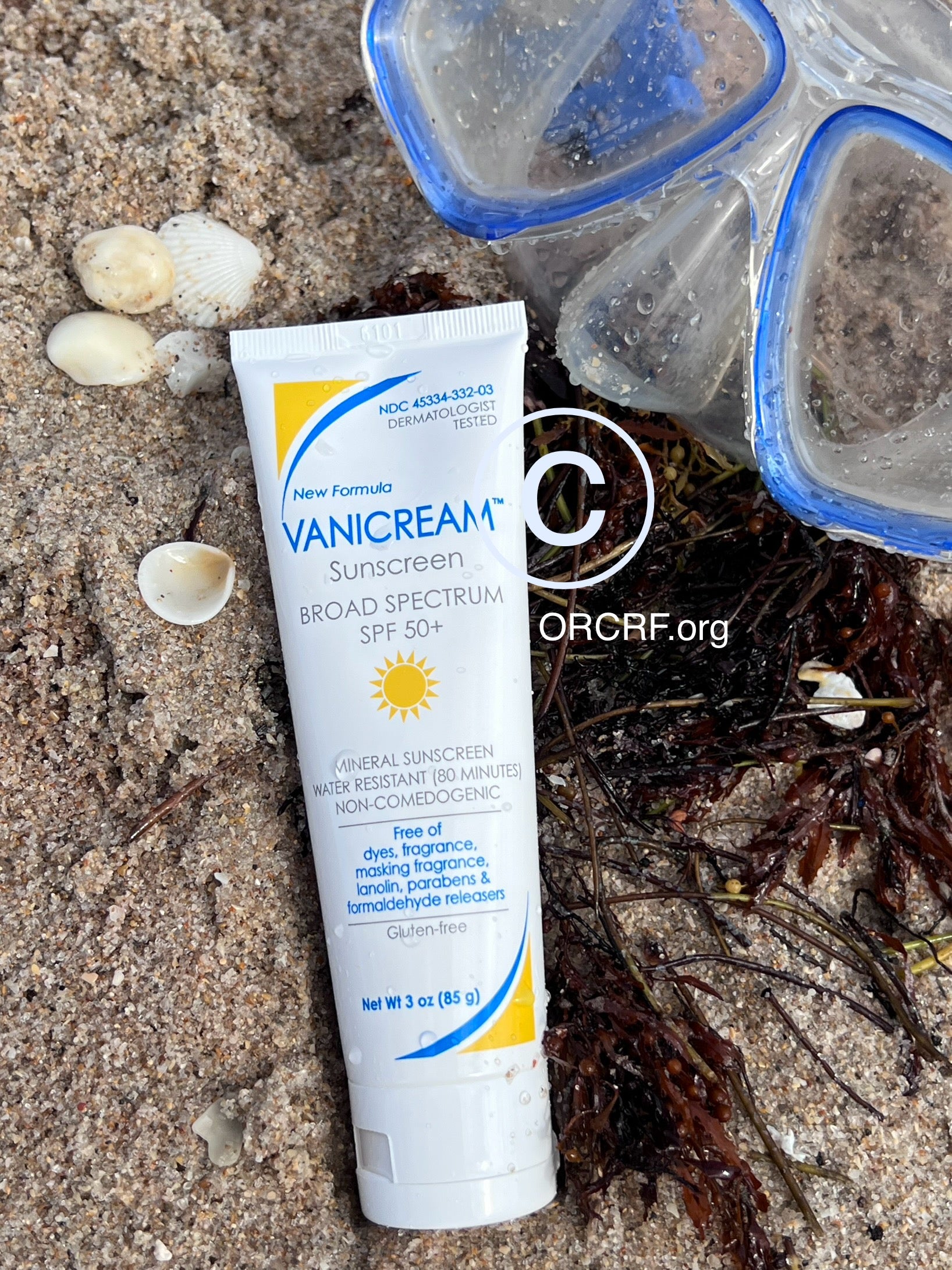Vanicream SPF 50+ Water Resistant Broad Spectrum SUNSCREEN for SENSITIVE SKIN - Supporting ORCRF.org