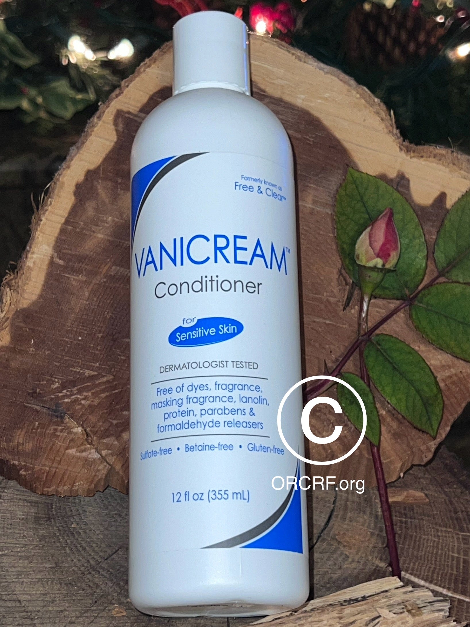 Vanicream HAIR CONDITIONER for SENSITIVE SKIN 12 fl oz 355g - Supporting ORCRF.org