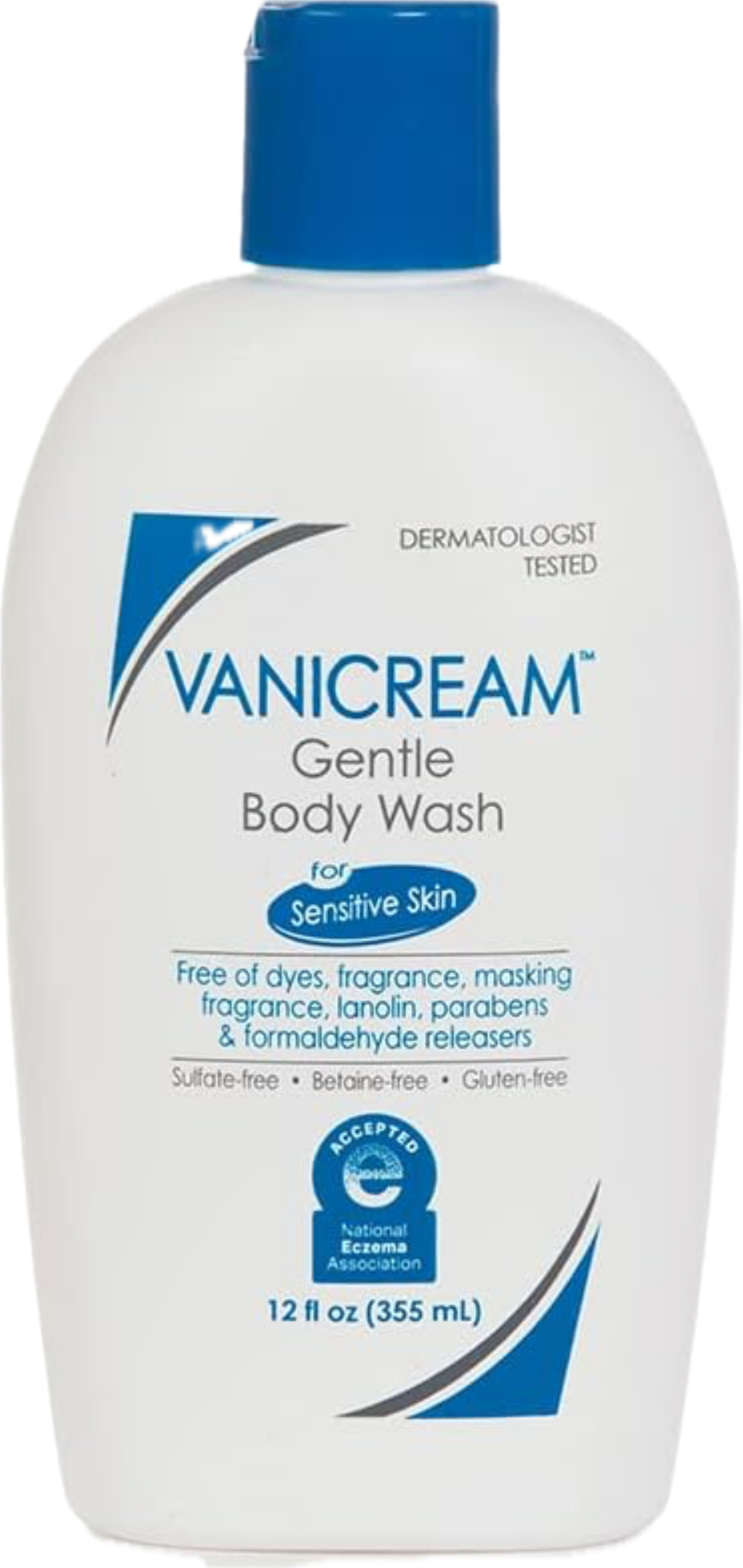 Vanicream MOISTURIZING BODY GENTLE WASH for SENSITIVE SKIN 12 FL oz 355g - Supporting ORCRF.org