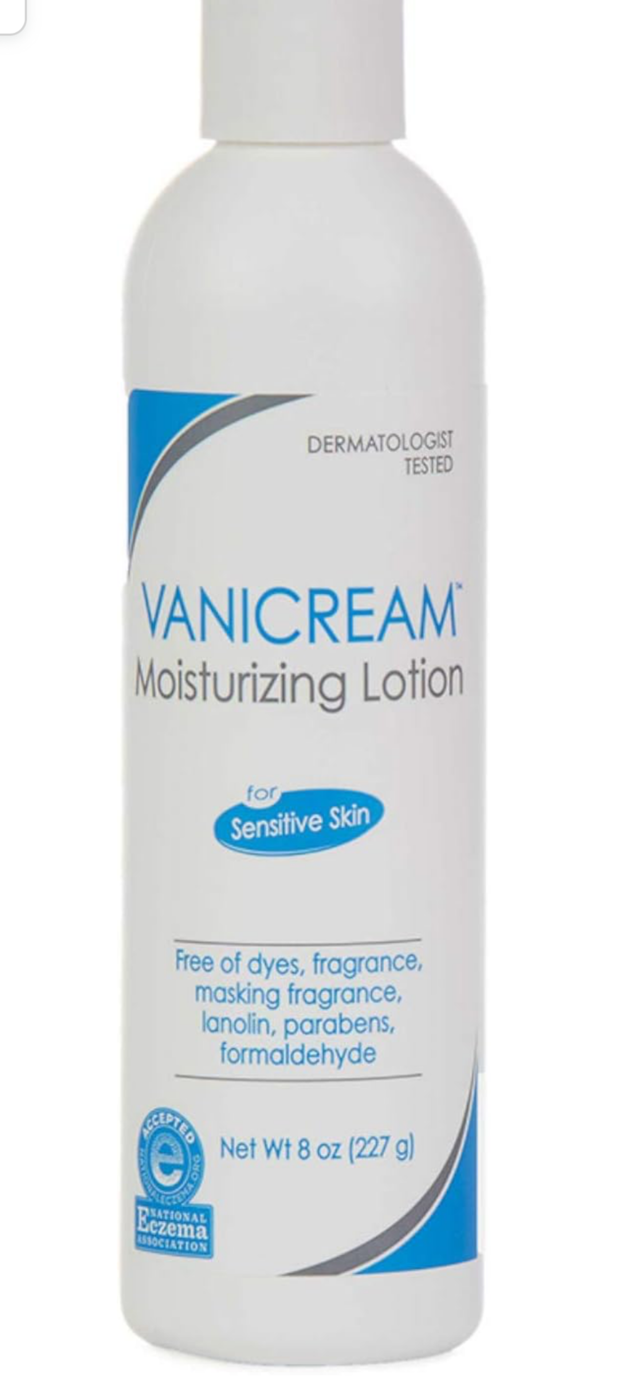 Vanicream MOISTURIZING SKIN LITE LOTION for SENSITIVE SKIN 8oz Ounce 227g - Supporting ORCRF.org