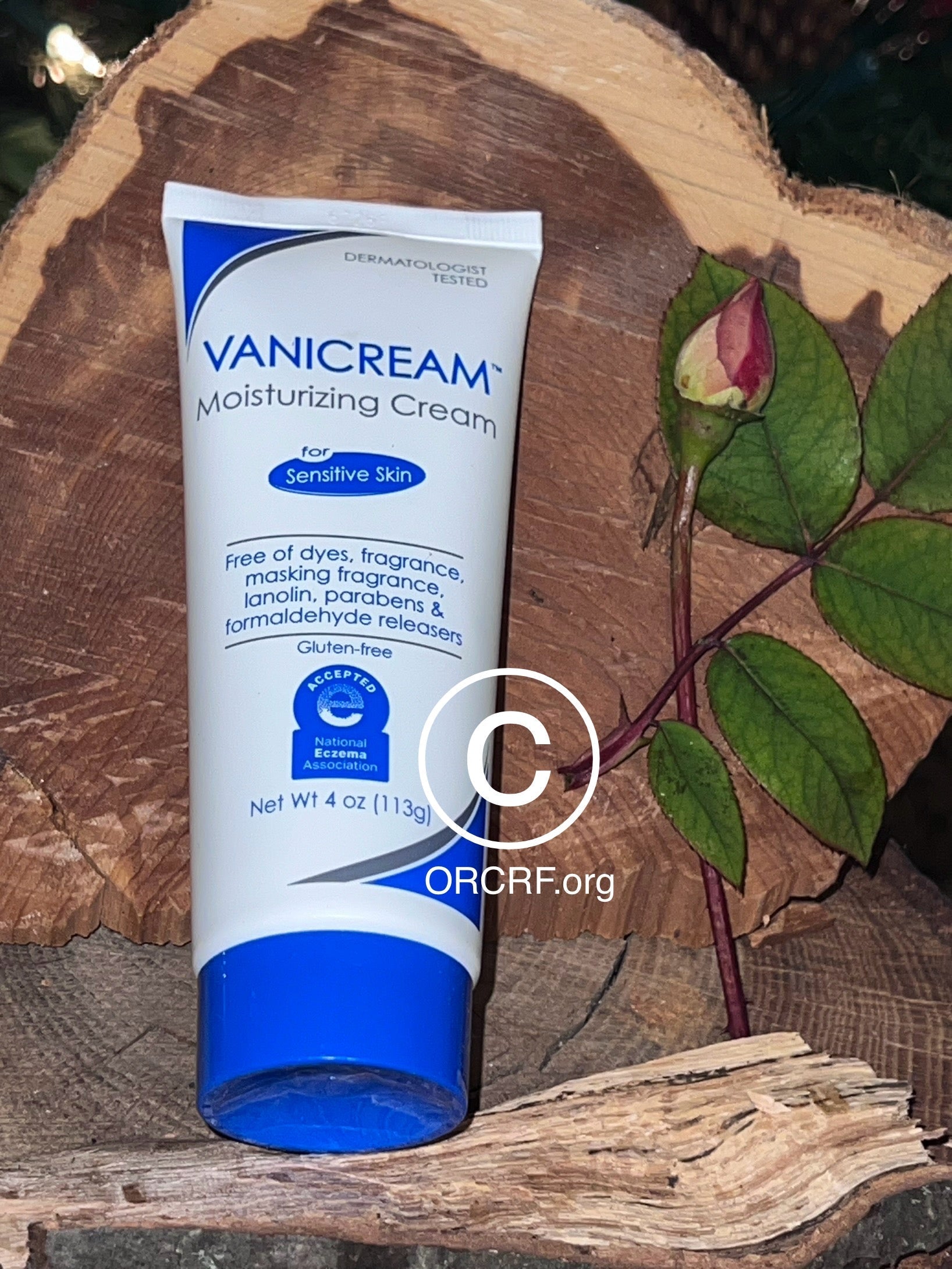 Vanicream MOISTURIZING SKIN CREAM for SENSITIVE SKIN 4 oz Ounce - Supporting ORCRF.org