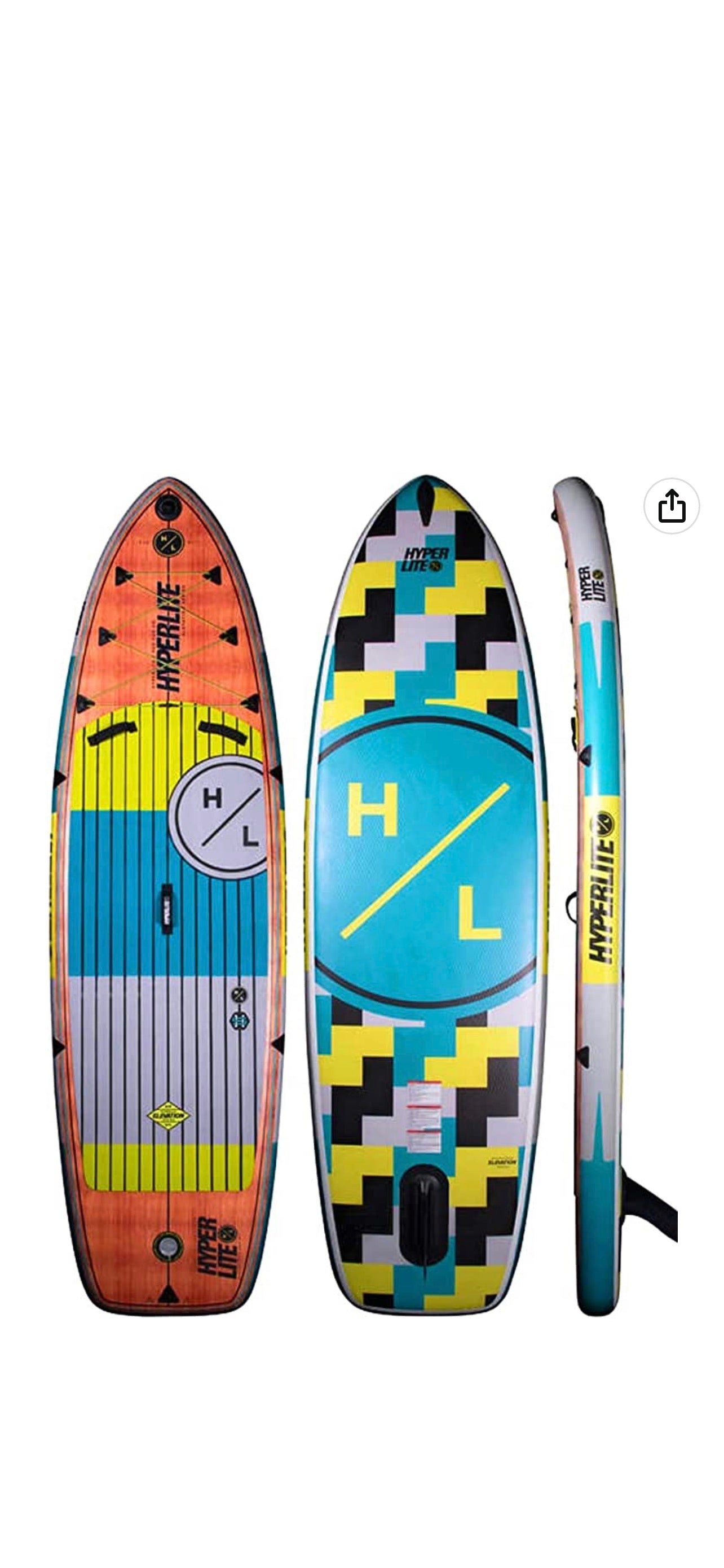 Hyperlite Elevation 10'2" Inflatable Stand Up Paddleboard Package - Donated Goods & Services