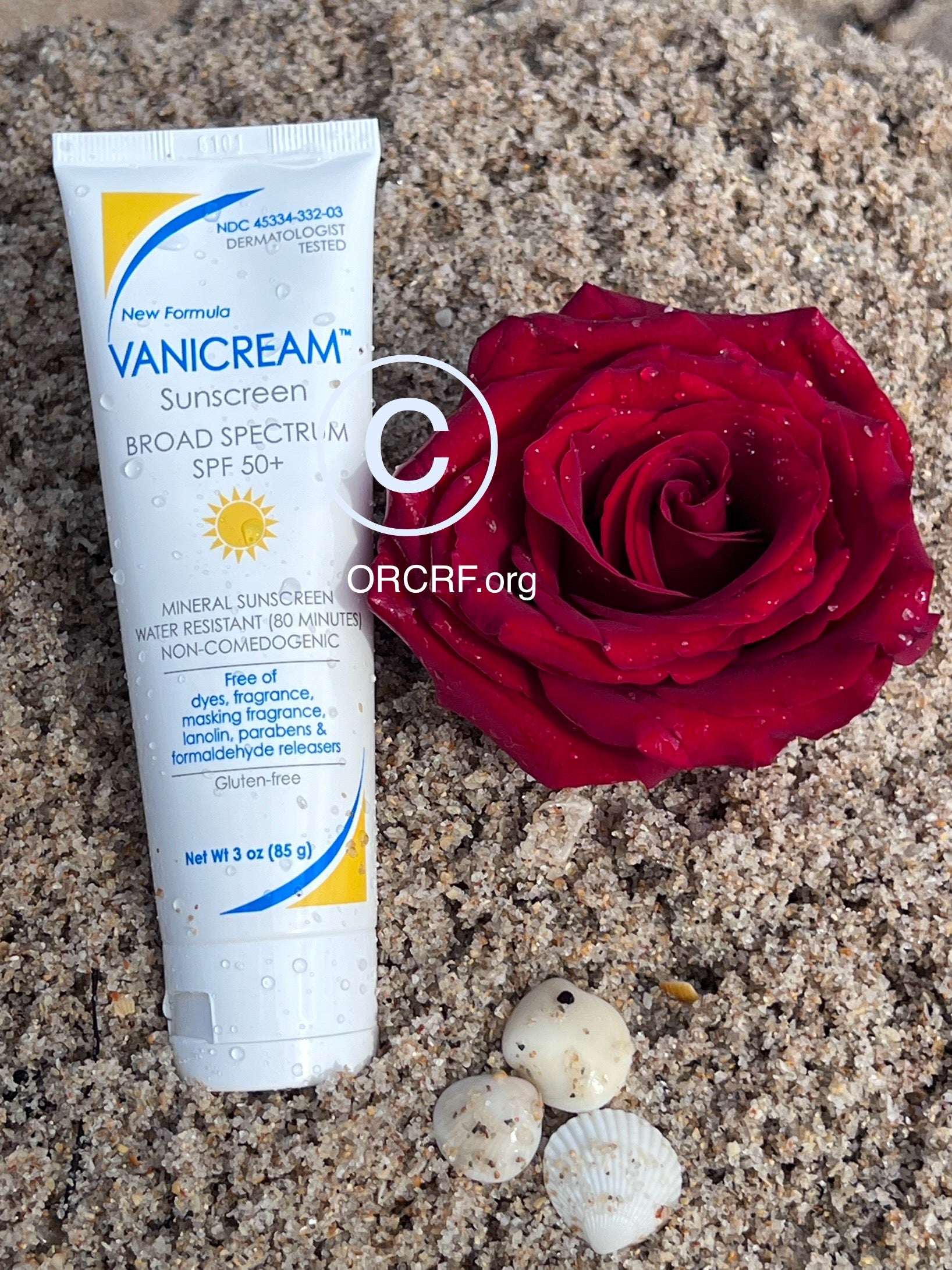 Vanicream SPF 50+ Water Resistant Broad Spectrum SUNSCREEN for SENSITIVE SKIN  - Supporting ORCRF.org