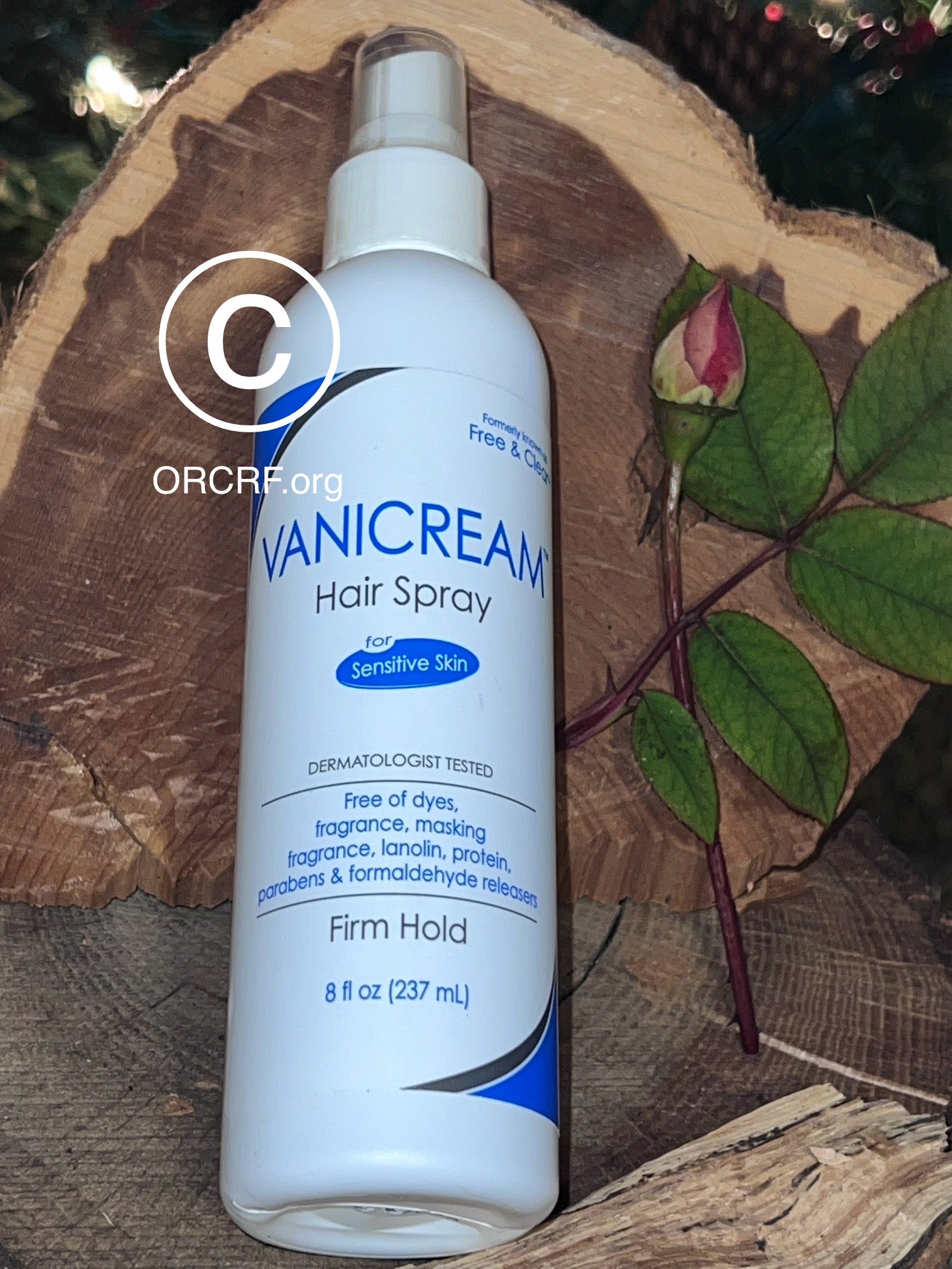 Vanicream HAIR STYLING SPRAY for SENSITIVE SKIN 8 fl oz 227g - Supporting ORCRF.org