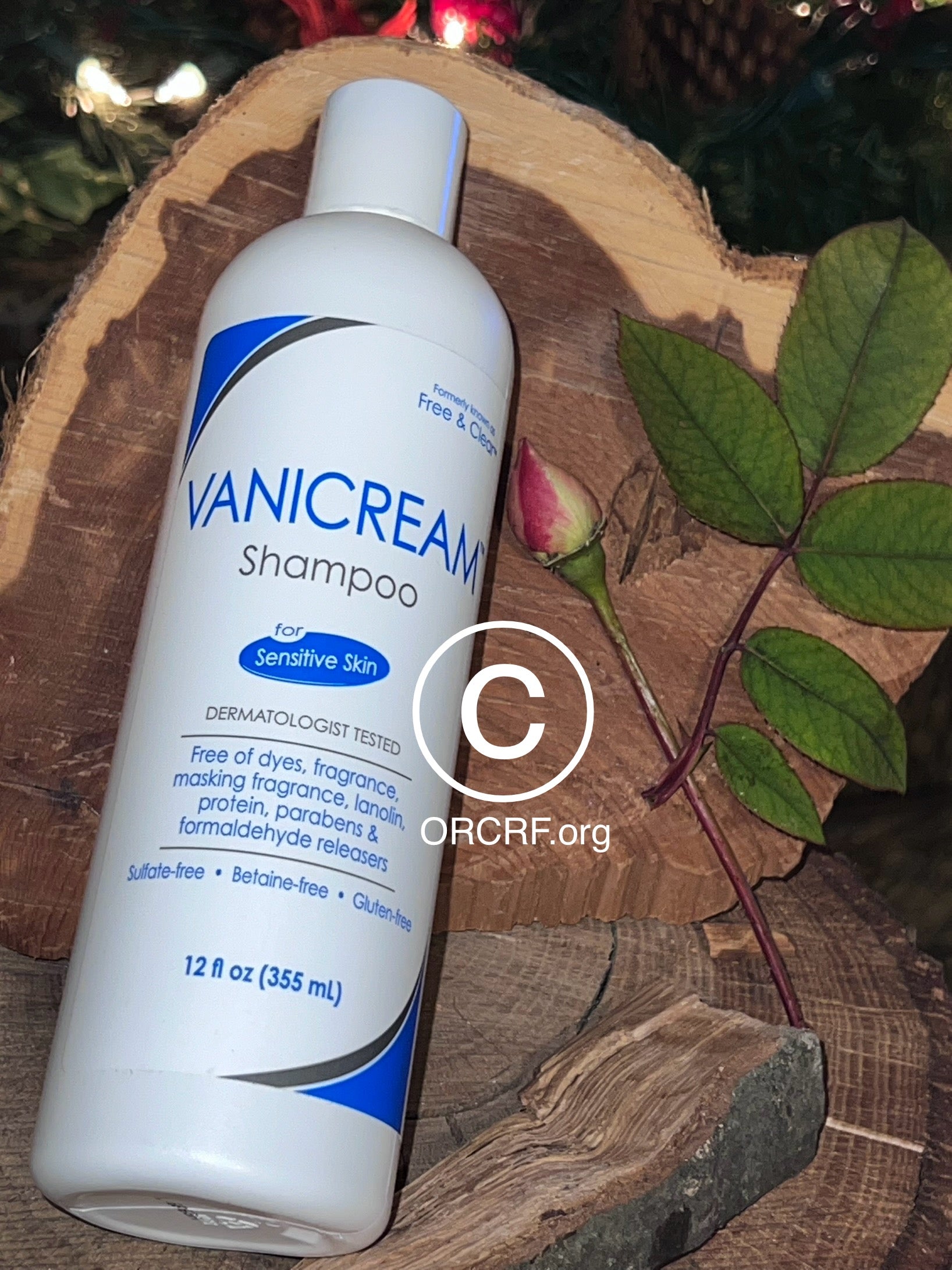 Vanicream SHAMPOO for SENSITIVE SKIN 12 fl oz 355g - Supporting ORCRF.org