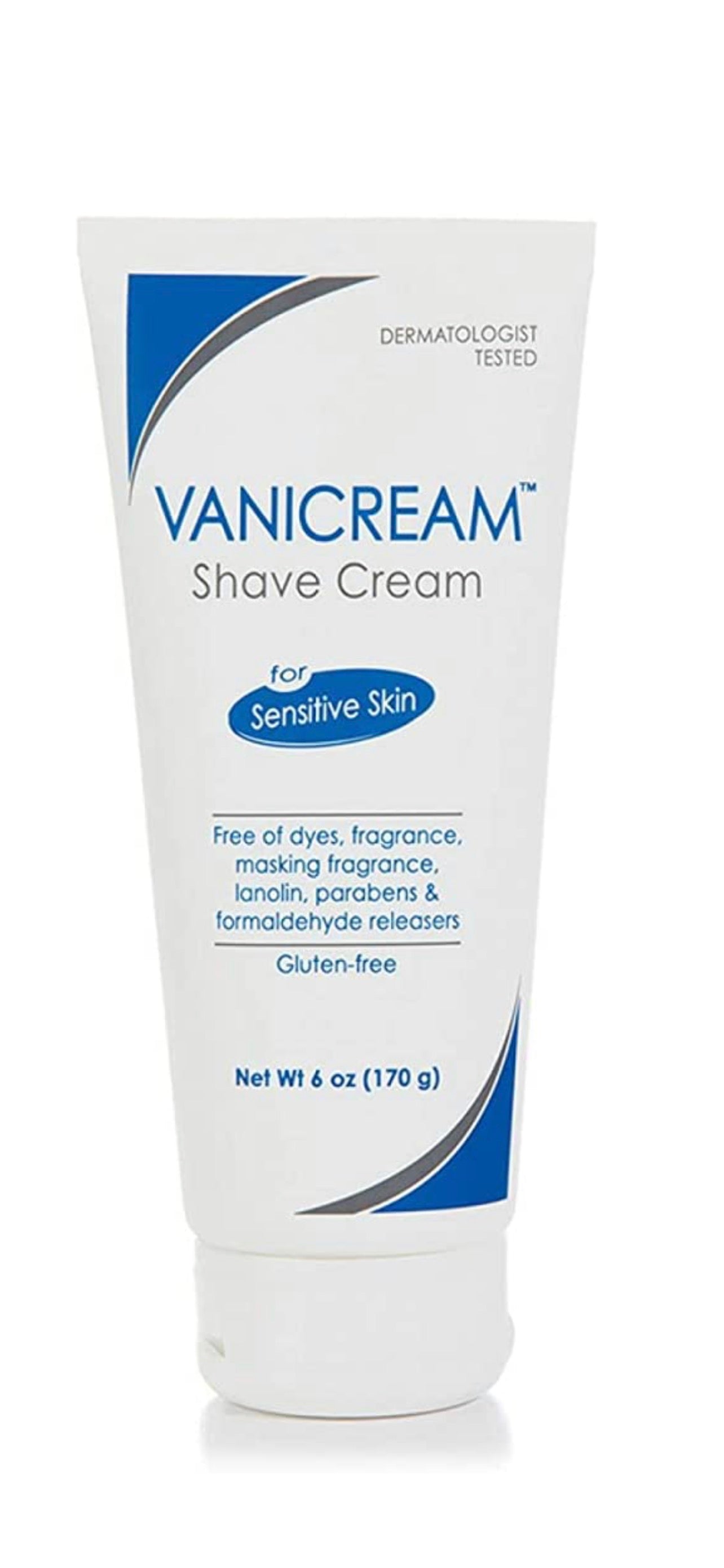 Vanicream Shave Cream | Fragrance, and Gluten Free | For Sensitive Skin | 6 Ounce - Supporting ORCRF.org
